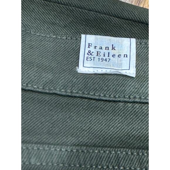 Frank & Eileen Green olive  The Everyday Straight Leg Jeans 30 - Picture 8 of 13